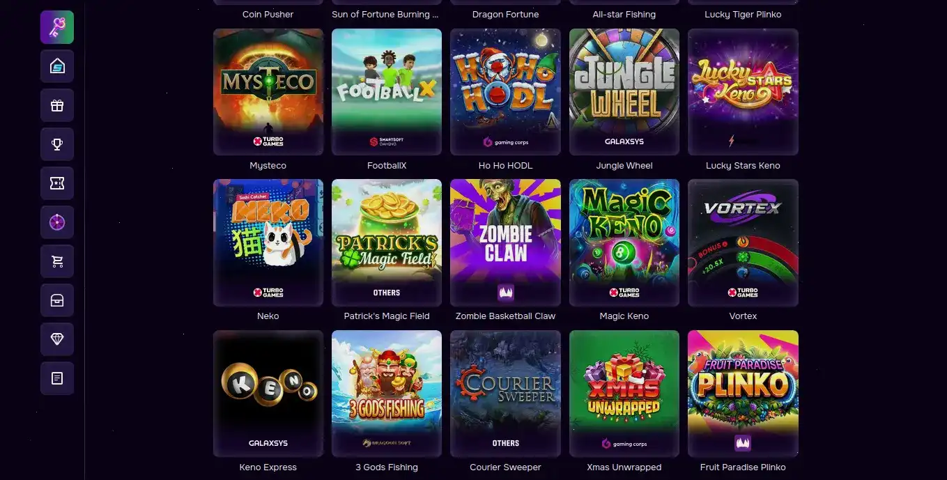 Интерфейс кабинета Cabura casino